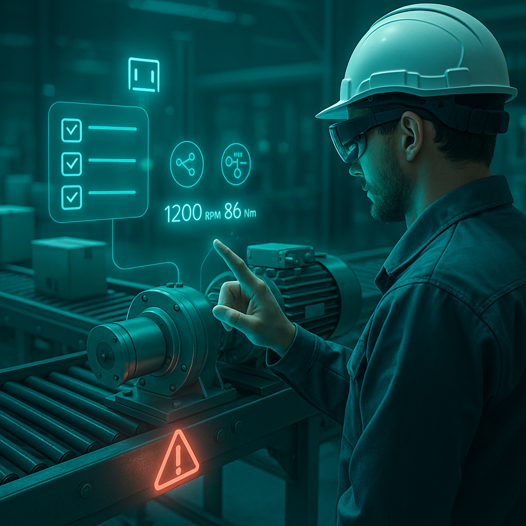 AR-Assistenz an einer Anlage